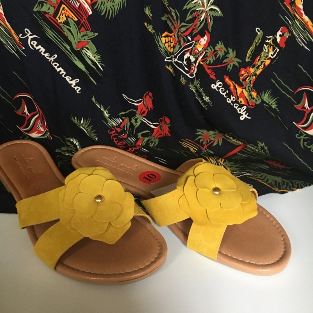 Mila Paoli Leather Sandals NWT Size 10